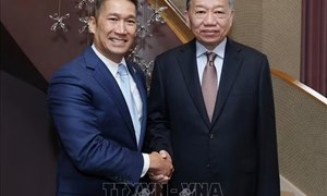 Tổng Bí thư, Chủ tịch nước Tô Lâm tiếp Quyền Bộ trưởng Hải quân Hoa Kỳ Hùng Cao
