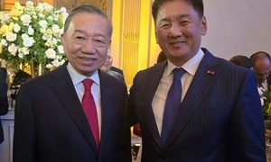 Tổng Bí thư, Chủ tịch nước Tô Lâm gặp Tổng thống Mông Cổ Ukhnaagiin Khürelsükh