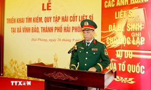 Hải Phòng: Tìm kiếm, quy tập hài cốt liệt sỹ tại khu vực Mả Chìa