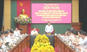 Khảo sát xây dựng Đề án phát huy quyền làm chủ của nhân dân tại Thái Nguyên