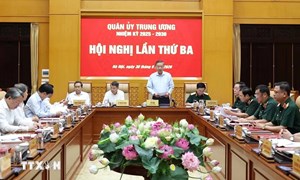 Tổng Bí thư, Chủ tịch nước Tô Lâm chủ trì Hội nghị Quân ủy Trung ương lần thứ Ba