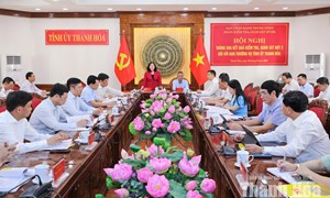 Thông qua kết quả kiểm tra, giám sát đợt 3 đối với Ban Thường vụ Tỉnh ủy Thanh Hóa
