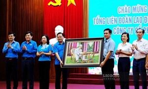 Tổng LĐLĐ Việt Nam thăm, làm việc tại Công ty CP Than Đèo Nai - Cọc Sáu - TKV