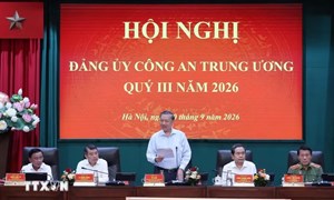Tổng Bí thư, Chủ tịch nước Tô Lâm dự Hội nghị Đảng ủy Công an Trung ương