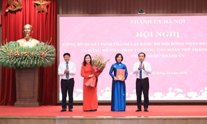 Thành lập Đảng bộ HĐND thành phố và Đảng bộ Mặt trận Tổ quốc, các đoàn thể thành phố trực thuộc Thành ủy Hà Nội