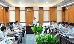 Cà Mau: Chủ tịch Ủy ban MTTQ Việt Nam tỉnh làm việc với Tổ giám sát số 6 về đẩy nhanh giải ngân đầu tư công