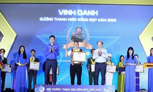 Vinh danh 15 thanh niên sống đẹp tiêu biểu toàn quốc năm 2026