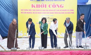 Hướng tới Tháng cao điểm vì người nghèo: Thắp lên hy vọng từ những ngôi nhà đại đoàn kết