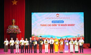 Thành phố Huế: Ủy ban MTTQ Việt Nam thành phố phát động Tháng cao điểm “Vì người nghèo” năm 2026