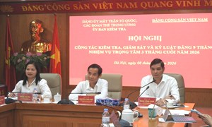 Chủ động thực hiện công tác kiểm tra, giám sát, góp phần giữ nghiêm kỷ luật của Đảng