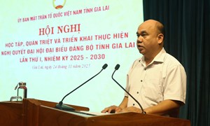 Gia Lai: Quán triệt Nghị quyết Đại hội đại biểu Đảng bộ tỉnh Gia Lai lần thứ I