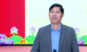 Gia Lai: Phó Chủ tịch Thường trực Ủy ban Mặt trận Tổ quốc Việt Nam tỉnh Gia Lai kiểm tra công tác chuẩn bị bầu cử tại các xã phía Tây