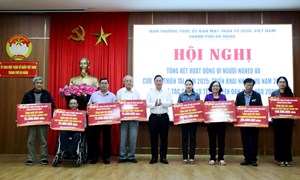Mặt trận thành phố Đà Nẵng sẽ hỗ trợ hơn 10 tỷ đồng cho người nghèo dịp Tết Bính Ngọ 2026