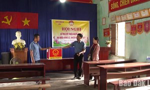 Xã Ea Knốp (tỉnh Đắk Lắk) bảo đảm tiến độ, chất lượng cuộc bầu cử