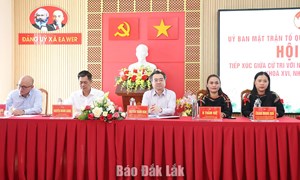 Đắk Lắk: Ứng cử viên đại biểu Quốc hội tiếp xúc với cử tri các xã Ea Wer, Buôn Đôn và Ea Nuôl