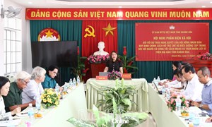 Khánh Hòa: Phản biện dự thảo nghị quyết của Hội đồng nhân dân tỉnh quy định chính sách hỗ trợ chế độ điều dưỡng tập trung