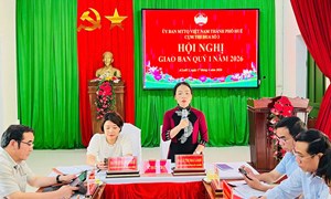 Thành phố Huế: Cụm thi đua số 3 tổ chức Hội nghị giao ban công tác Mặt trận Quý I năm 2026