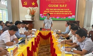 Đắk Lắk: Giám sát việc thực hiện quy chế dân chủ ở cơ sở tại xã Tây Sơn