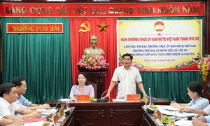 Thành phố Huế: MTTQ Phú Bài, Hưng Lộc, Lộc An phát huy sức dân, tạo đồng thuận trong xây dựng địa phương