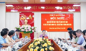 Quảng Ngãi: Mặt trận và các tổ chức chính trị - xã hội tiếp tục hướng về cơ sở