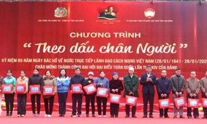 Trên 2,5 tỷ đồng thực hiện an sinh xã hội trong Chương trình “Theo dấu chân Người”