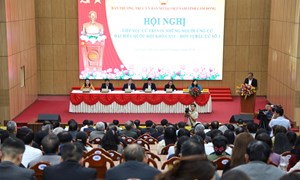 Lâm Đồng: Ứng cử viên ĐBQH khóa XVI tiếp xúc cử tri phương Lâm Viên - Đà Lạt