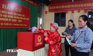 Bầu cử Quốc hội và HĐND: Cử tri Hưng Yên đoàn kết nô nức đi bầu người tài, đức