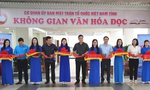 Ủy ban MTTQ Việt Nam tỉnh Cao Bằng khai trương “Không gian văn hóa đọc” 