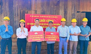 Lâm Đồng: Hỗ trợ xây dựng, sửa chữa 8 căn nhà cho hộ dân bị ảnh hưởng thiên tai 