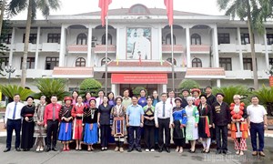 Tuyên Quang: Thường trực Tỉnh ủy gặp mặt Đoàn đại biểu dự Đại hội Mặt trận Tổ quốc Việt Nam