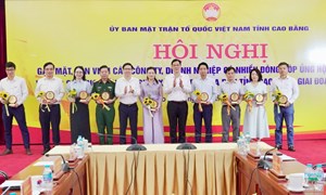 Cao Bằng: Tôn vinh các doanh nghiệp có nhiều đóng góp trong công tác an sinh xã hội, giai đoạn 2021 - 2026
