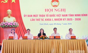 Ủy ban MTTQ Việt Nam tỉnh Ninh Bình triển khai nhiệm vụ 6 tháng cuối năm 2026