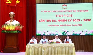 Tuyên Quang: Phát huy sức mạnh đại đoàn kết, hoàn thành các nhiệm vụ trọng tâm năm 2026