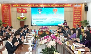 Ủy ban MTTQ Việt Nam tỉnh Lâm Đồng hội đàm với Ủy ban Mặt trận Lào xây dựng đất nước tỉnh Champasak