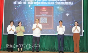 Xã Quang Hưng (tỉnh Hưng Yên) ra mắt mô hình “Kết nối số - Mặt trận Tổ quốc đồng hành cùng Nhân dân”