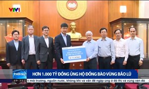 Hơn 1.000 tỷ đồng ủng hộ đồng bào vùng bão lũ