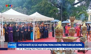 Chủ tịch nước dự các hoạt động trong Chương trình Xuân Quê hương