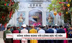 Tổng Bí thư, Chủ tịch nước dâng hương tưởng niệm các vua Hùng