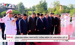 Lãnh đạo Đảng, Nhà nước tưởng niệm các Anh hùng liệt sĩ
