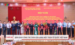 Bàn giao công tác dân vận sang Mặt trận Tổ quốc Việt Nam