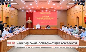 Hoàn thiện công tác cán bộ Mặt trận và các đoàn thể
