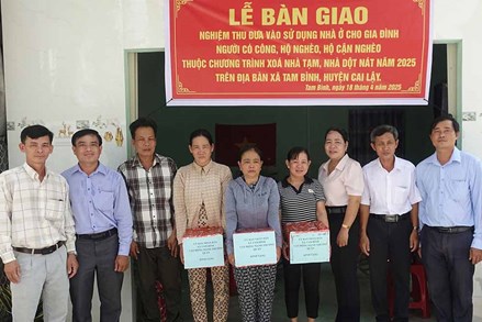 Huyện Cai Lậy chăm lo đời sống nhân dân