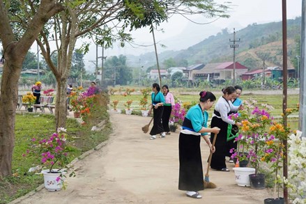 Huyện Phù Yên: Nâng cao chất lượng tiêu chí môi trường