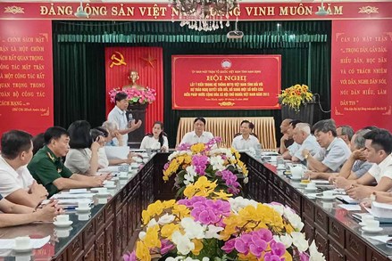 Ủy ban Mặt trận Tổ quốc tỉnh Nam Định và tỉnh Điện Biên lấy ý kiến đối với dự thảo Nghị quyết sửa đổi, bổ sung một số điều của Hiến pháp năm 2013
