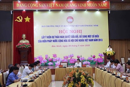 Ủy ban MTTQ tỉnh: Bắc Ninh, Bạc Liêu, Quảng Trị lấy ý kiến góp ý dự thảo Nghị quyết sửa đổi, bổ sung một số điều của Hiến pháp nước Cộng hòa xã hội chủ nghĩa Việt Nam năm 2013