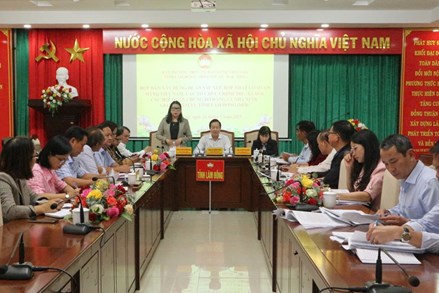 Ban Thường trực Ủy ban MTTQ 3 tỉnh Lâm Đồng, Đắk Nông, Bình Thuận làm việc về đề án sáp nhập