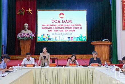 Phú Bình: Phát huy vai trò của MTTQ trong bảo vệ môi trường