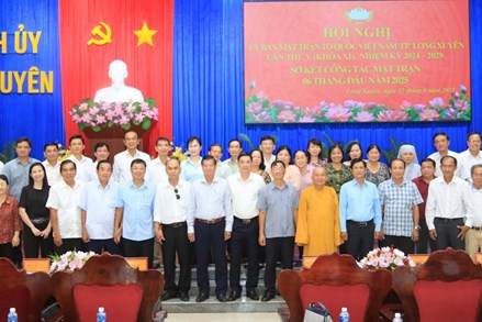 An Giang: Ủy ban MTTQVN TP. Long Xuyên sơ kết công tác Mặt trận 6 tháng đầu năm 2025