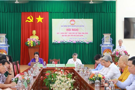 Ủy ban MTTQ tỉnh Đồng Nai lấy ý kiến góp ý vào các dự thảo văn kiện Đại hội đại biểu toàn quốc lần thứ XIV của Đảng