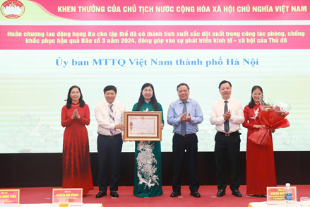 Ủy ban MTTQ Việt Nam thành phố Hà Nội sơ kết công tác Mặt trận 6 tháng đầu năm, triển khai nhiệm vụ trọng tâm 6 tháng cuối năm 2025